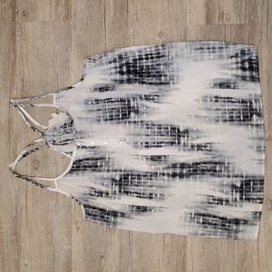 Pink Rose Tie Dye Woven Cami